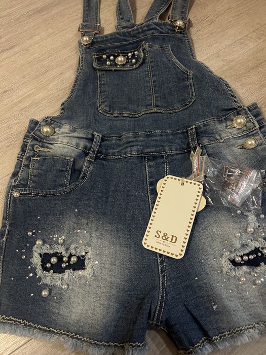 Новий Джинсовий комбінезон для дівчинки