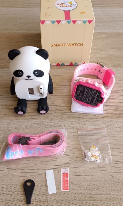 Smart Watch Kids Rosa com GPS (Novo)