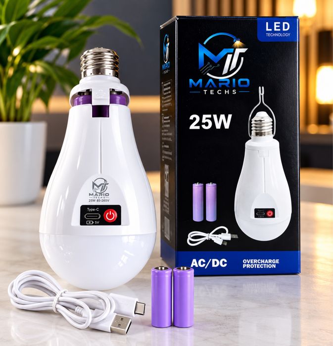 ‼️Premium Якість‼️ Аварійна LED лампа MARIO TECHS 25W / 35W з акумулятором | Опт і роздріб‼️