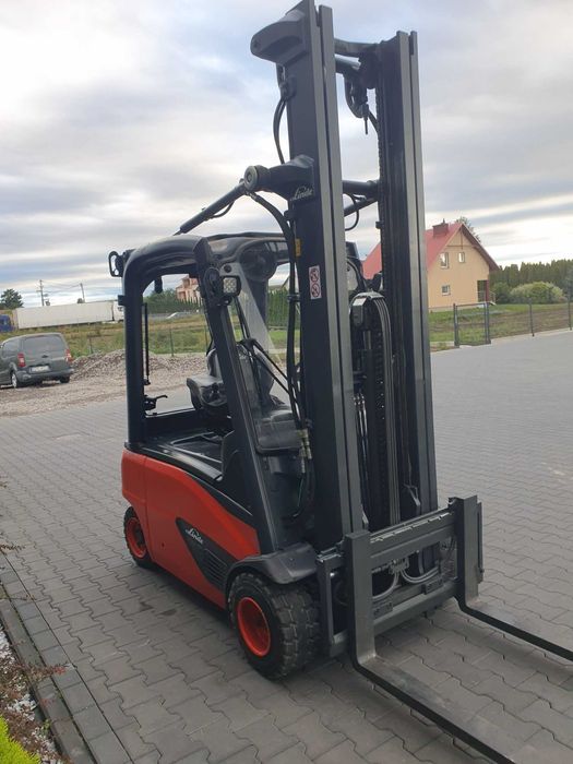 Wózek widłowy LINDE E20PL 2019r Triplex 6.07m Przesuw E18 E16 E25