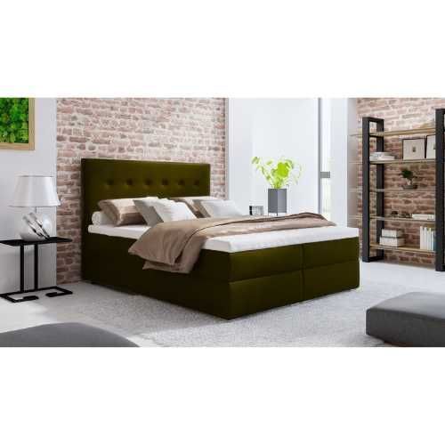 Łóżko kontynentalne BARI 120, 140, 160 x200 tapicerowane SYPIALNIA