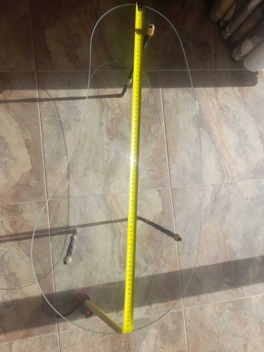 Mesa vidro para centro ou canto/ estante