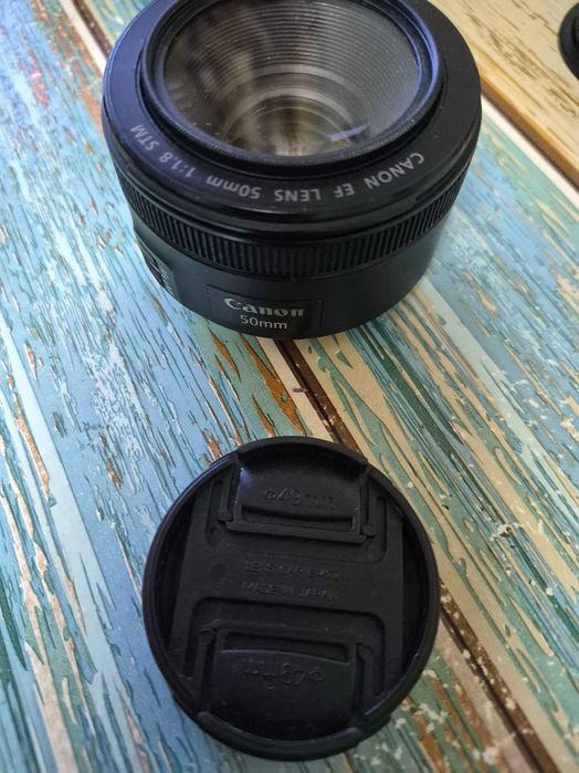 Lente Canon 50 mm f/1.8 - lente fixa