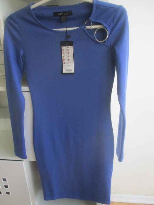Sukienka niebieska, nowa. Rozmiar XS/XXS