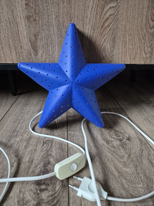 Lampka gwiazdka Ikea typu kinkiet
