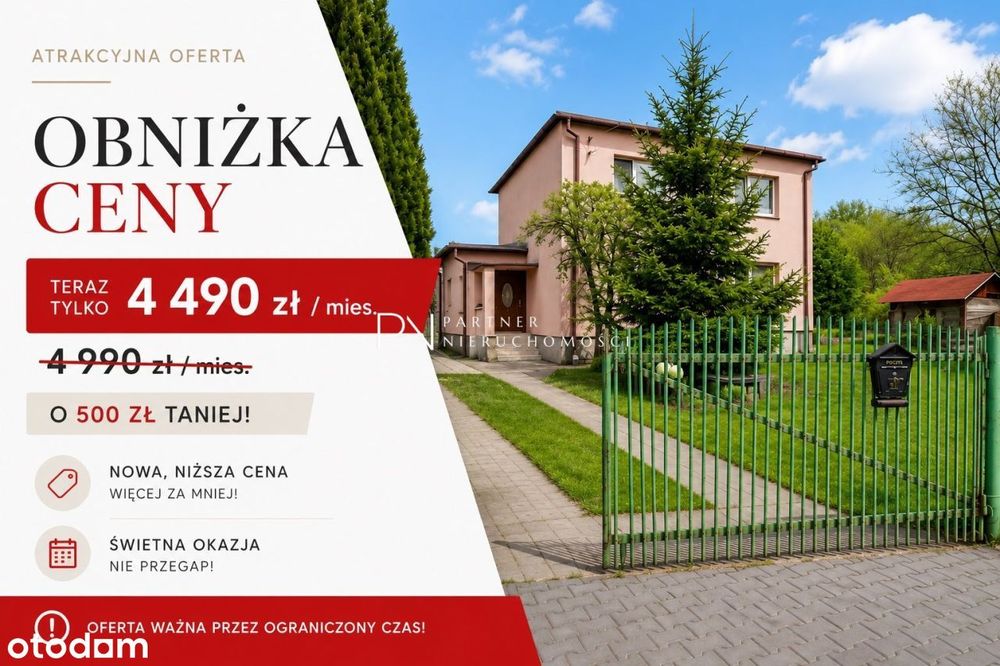 Dom 200 m²| kwatery pracownicze| brak sąsiadów| A1