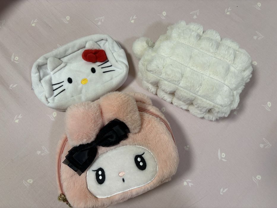 Лот косметички Hello kitty my melody 3 штуки НОВІ