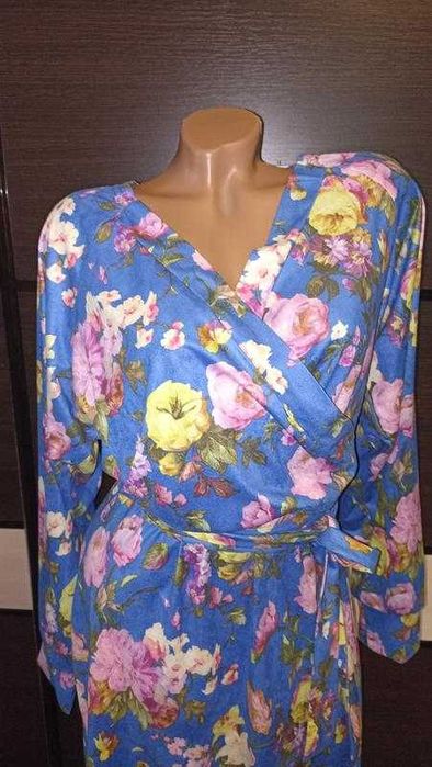 Бесподобное платье на шикарную красотку ткань под замш большой р 54-56