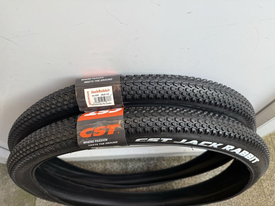 Dwie opony CST JACK RABBIT 26x2.1 TR-CS404 drut czarne