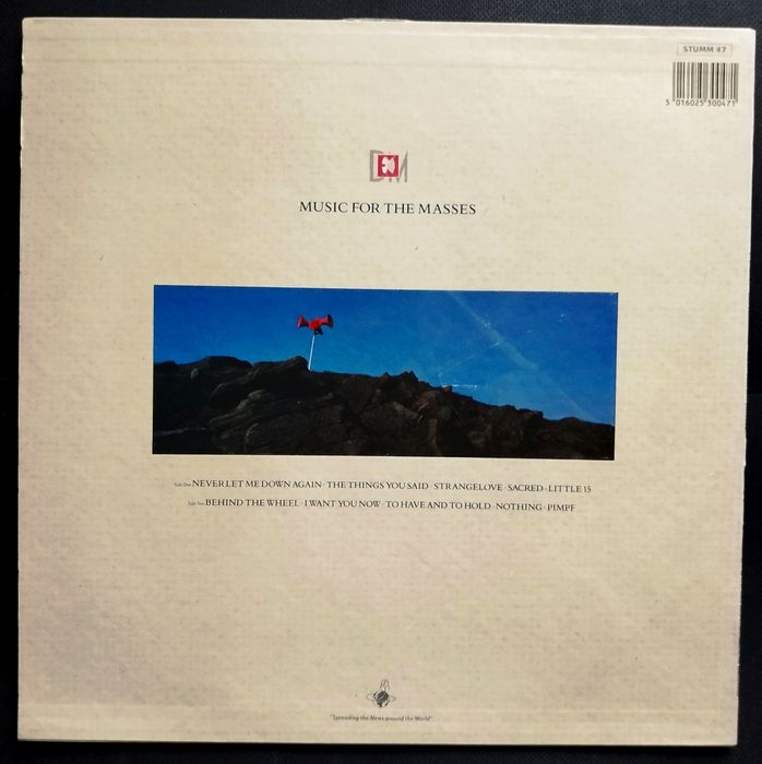 Depeche Mode Music For The Masses winyl UK MPO made in England