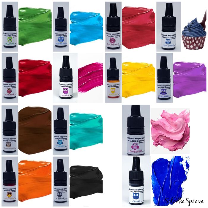 Харчовий барвник (гелевий)