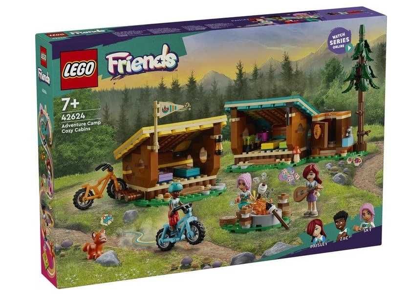 Новий Lego Friends 42624 Castle Friends Adventure Camp Cosy Cabins