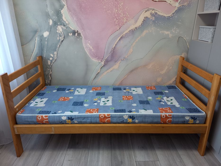 Дитяче ліжко дерев'яне 80×190