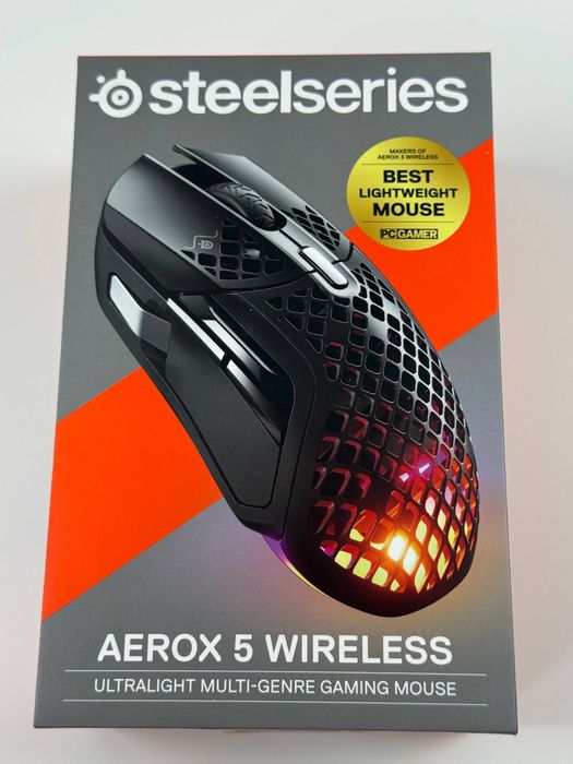 Bezprzewodowa mysz gamingowa SteelSeries Aerox 5 Wireless Black