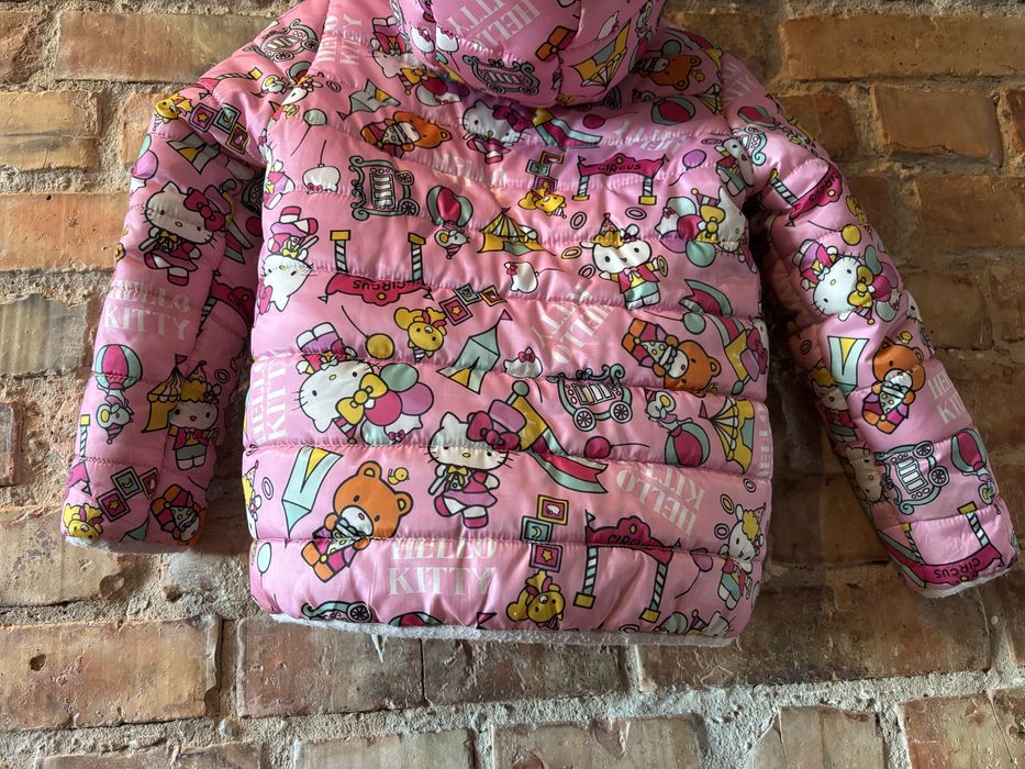 Kurtka dziewczeca zimowa ciepla Hello Kitty