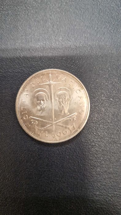 Watykan 500lirow srebna moneta