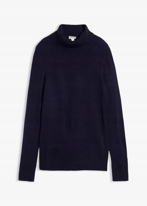 B.P.C granatowy sweter z golfem r.44/46