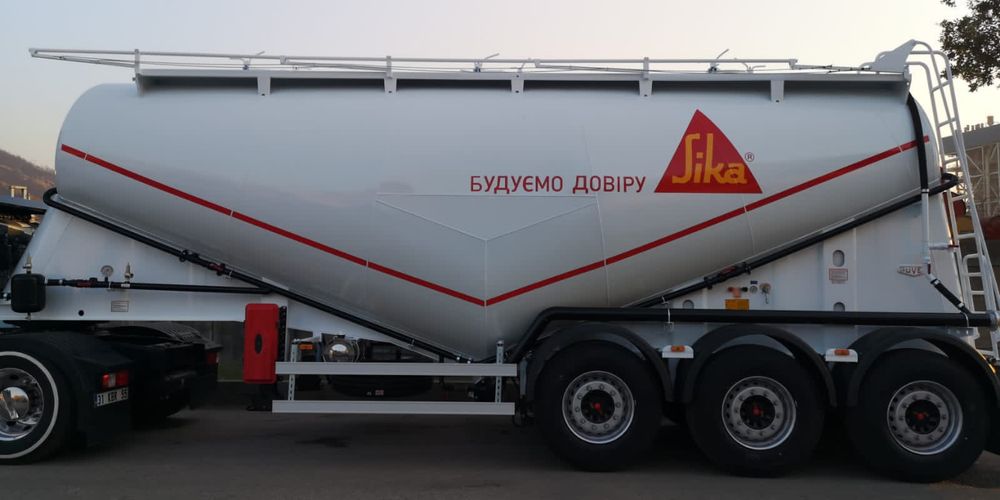 НОВІ НАПІВПРИЧЕПИ-ЦЕМЕНТОВОЗИ 23–35 м³ SAF WABCO