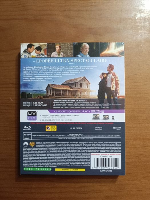 Blu Ray do filme "Interstellar" - Ed. Especial (portes grátis)