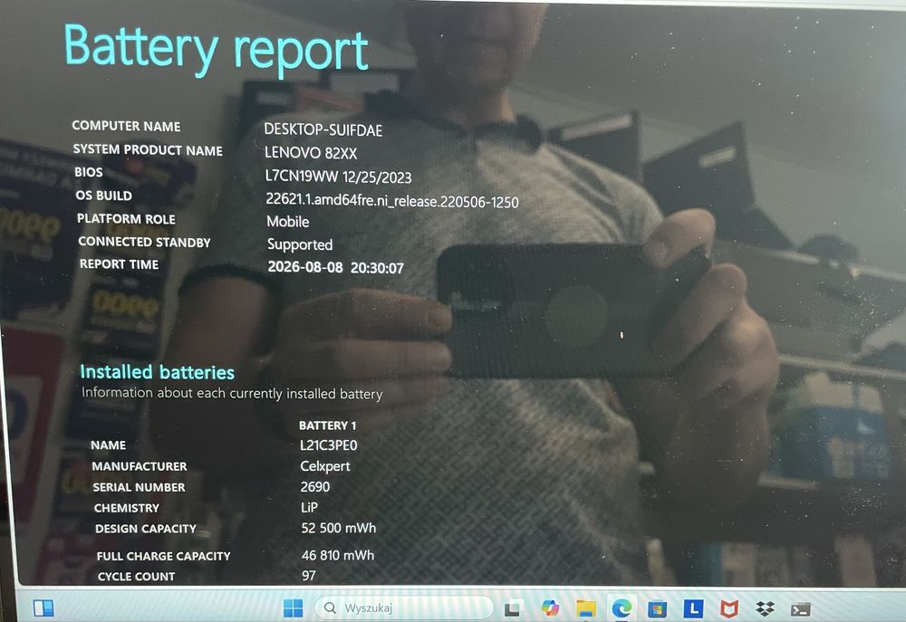 Laptop dotykowy LENOVO IdeaPad FLEX 5 14ABR8 14" R5 7430U 16GB RAM 512GB Dysk SSD Win11