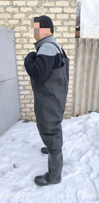 Полукомбинезон рыбацкий М 01 ПК, вейдерсы , заброды по грудь.