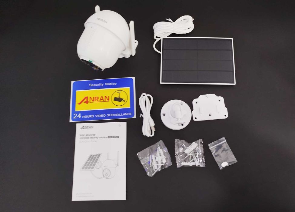 Câmara de Vigilância sem fios rotativa + Painel Solar – NOVA