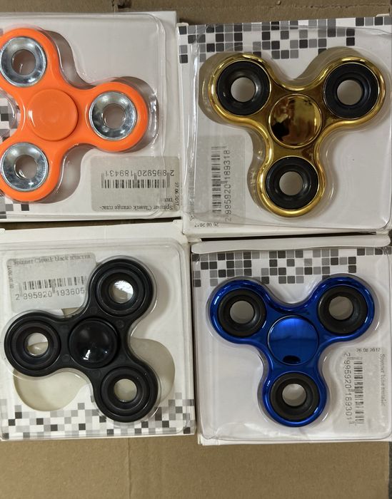 3D SPINNERS, Спинери LED, RGB, MIX METALL, Новые и высокого качества