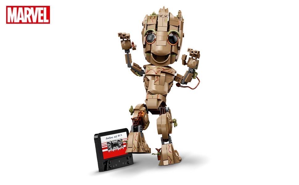 Конструктор Малюк Грут (476 деталей) | Колекційна модель Baby Groot