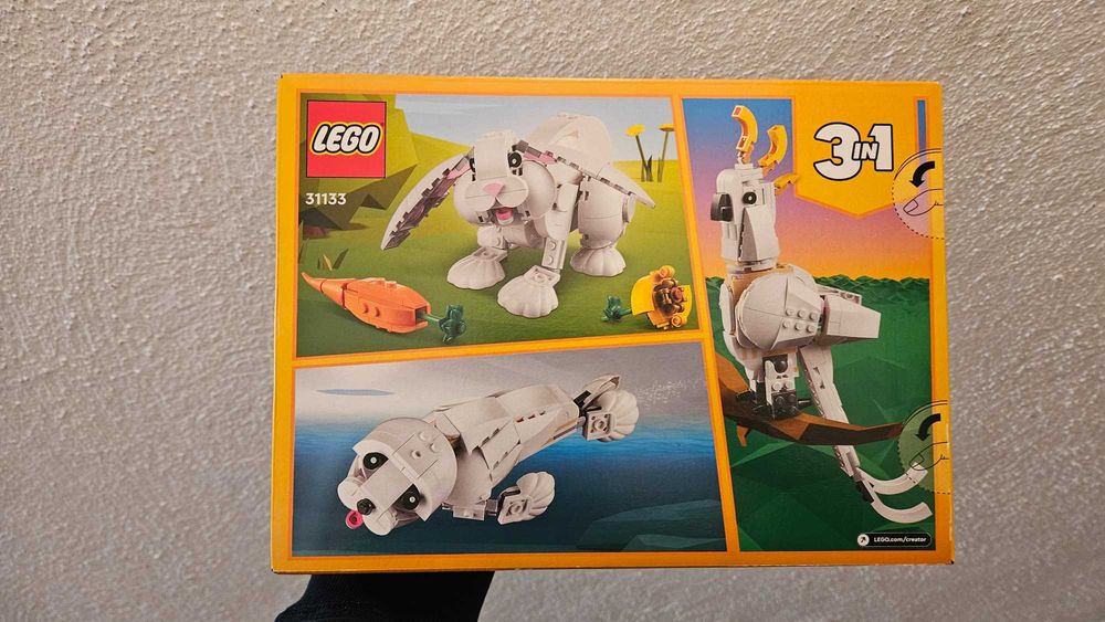 Lego Creator 3 em 1 Coelho Branco - 31133 NOVO