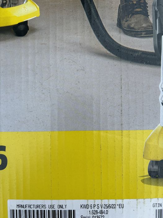 Karcher kwd6 ( wd6 premium) kwd 6 -p s v 25/6/22 пылесос