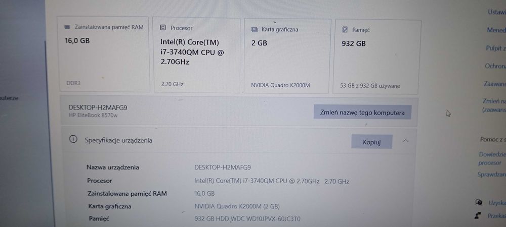 HP EliteBook 8570W