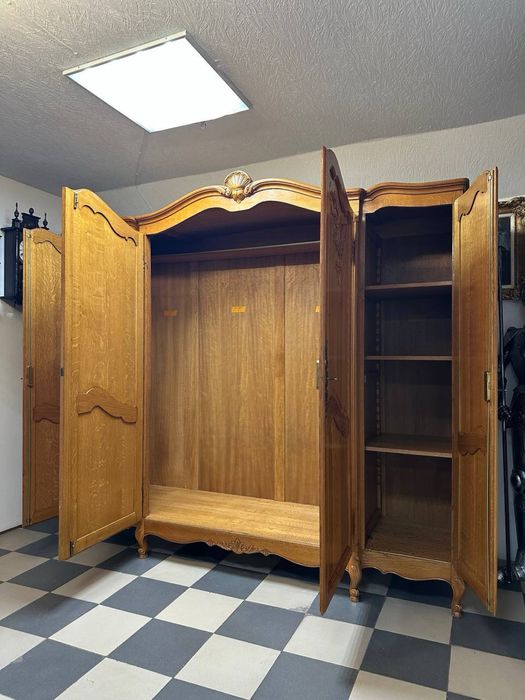 Спальний гарнітур луї ліжко шафа тумба дуб шкаф кровать 3569