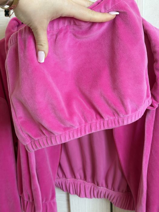 велюровый костюм 3ка худи+ топ и джогеры 42-44