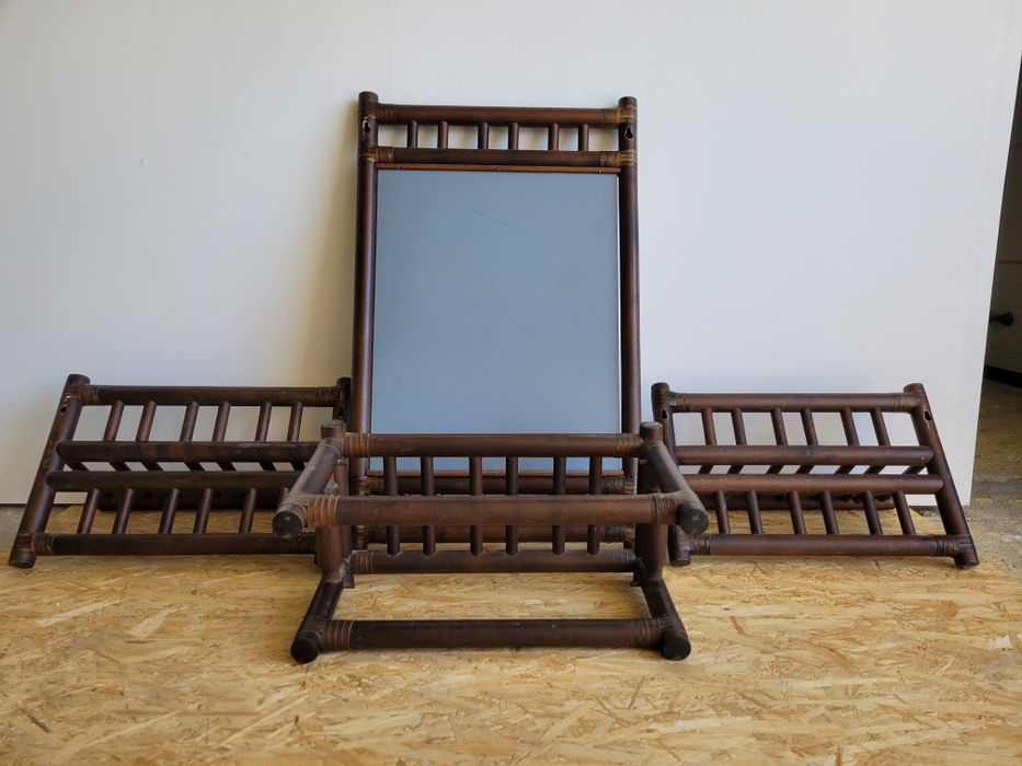 Zestaw lustro dwa wieszaki i półeczka