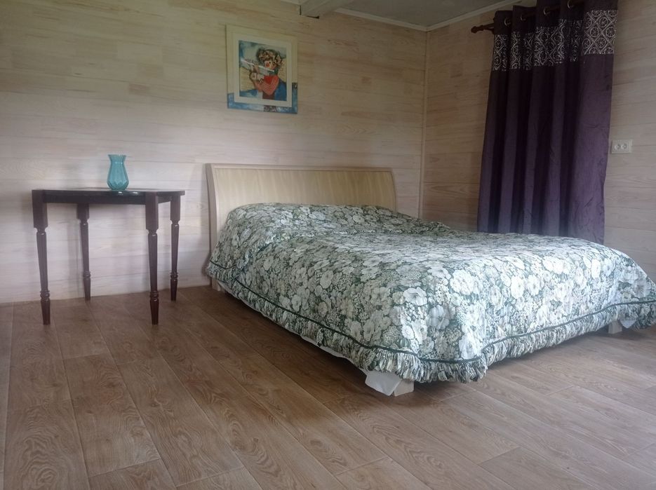 Баня на дровах в екосадибі Тальки біля соснового лісу