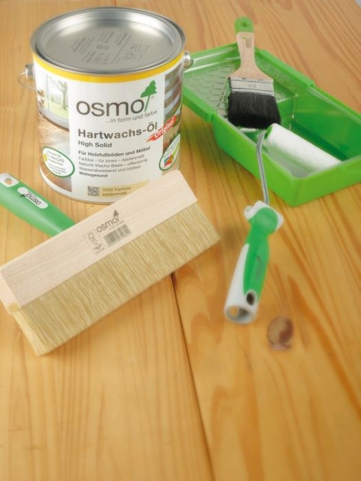 Масло з твердим воском OSMO HARTWACHS-ÖL Original для підлог з дерева