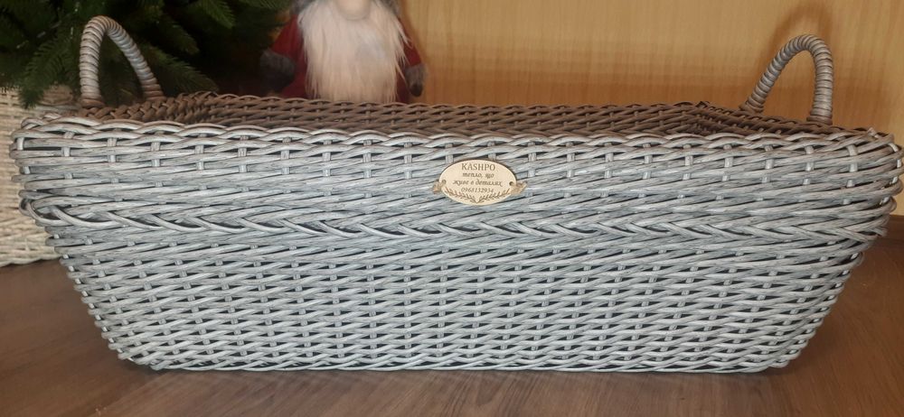 Кашпо, дровниця, плетена корзина, підвісні кашпо