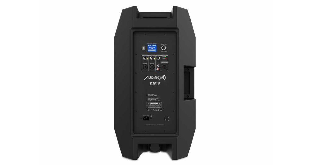 Coluna amplificada AUDIBAX DSP15, 15" 1600W, BT, nova