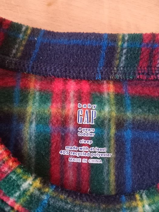 Дитяча піжама тепла флісова