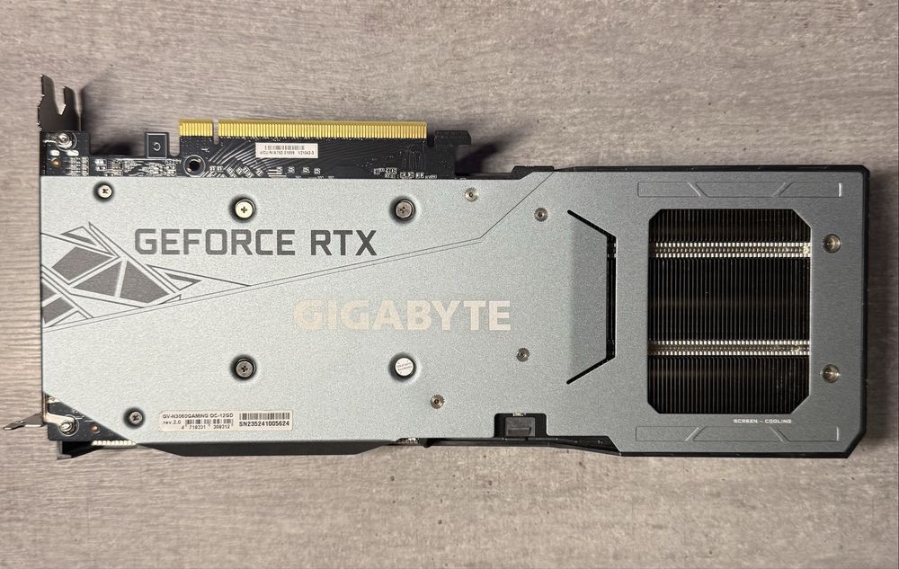 Видеокарта Gigabyte RTX 3060 12gb Gaming OC