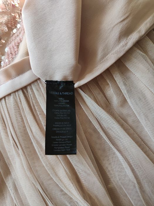 Sukienka balowa koktajlowa tiul cekiny Needle & Thread