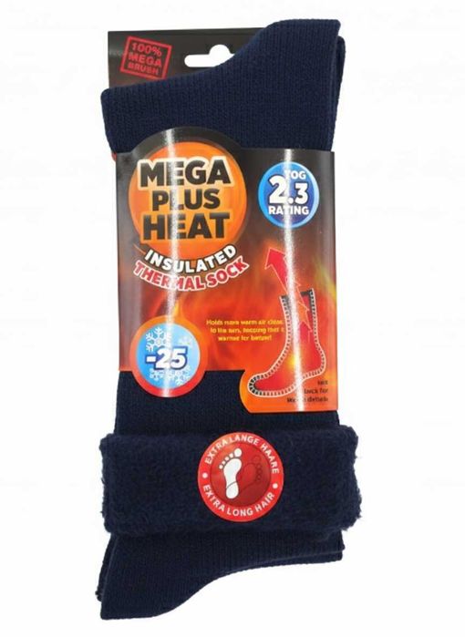 Skarpetki męskie WARM super ciepłe do -25°C długie zimowe 43-46