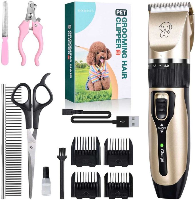 Maszynka do strzyżenia psów, psa zwierząt ZESTAW