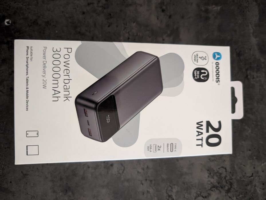 Goodis 20w 30000mah powerbank