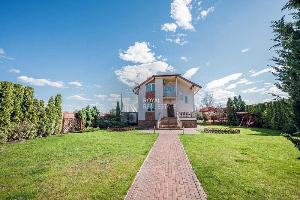 Продаж Будинок 390м2 7кімн 31 сотка Березівка Бучанський район Газ Басейн Сауна Бомбосховище