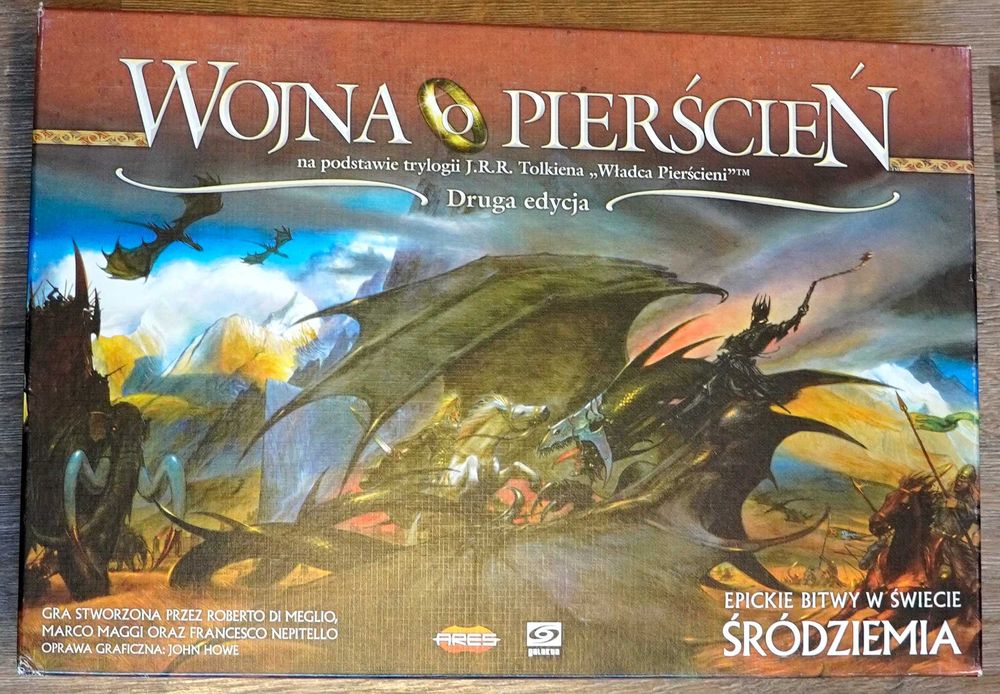 Wojna o Pierścień + insert (e-Raptor) - gra planszowa
