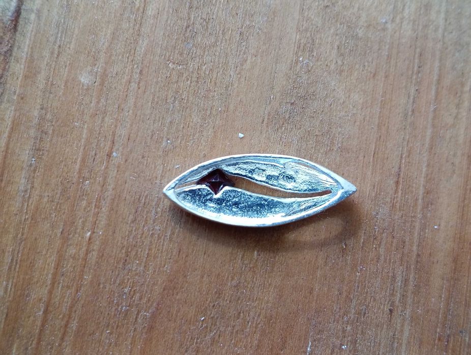 Srebrny wisiorek z granatami Sterling Silver 925