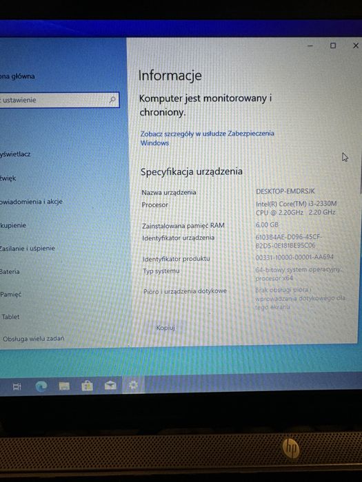 Laptop Hp pavilion dv6, stan BdB