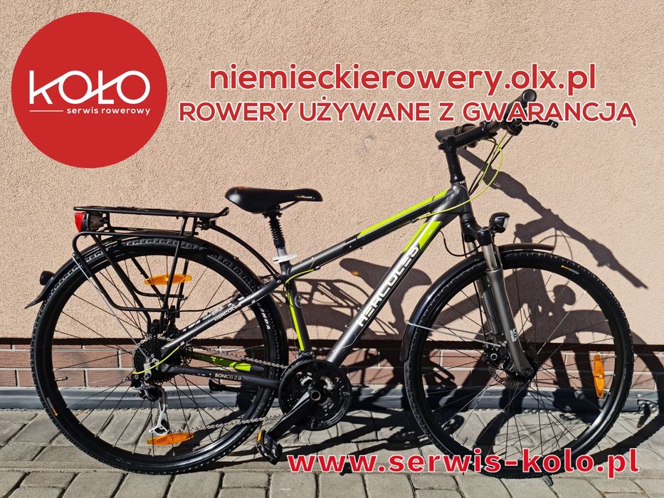 Rower męski CROSSOWY HERCULES koła 28 SHIMANO DEORE XT aluminium rabat