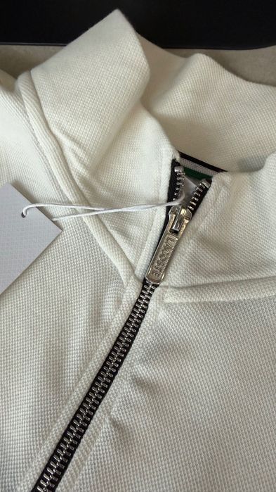 Стильна 1/3 Zip кофта   Lacoste White
